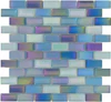 Ocean 1x2 Green Glossy and Iridescent Glass Tiles Questions & Answers