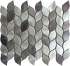 What tile mosaic do you have that goes with the aluminum grey leaf brushed tile? That goes on the shower floor?