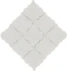 Snowy Arabesque Beveled White Glossy Porcelain Tile Questions & Answers