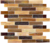 Shells Brown 1x4 Glass Glossy Tile Questions & Answers