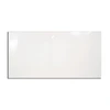 What is the actual size of the 24x48" white polished tile