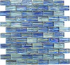Rainbow Streak Indigo Blue 1x2 Glossy Glass Tile | NOT FOR OUTDOOR AND POOL USE Questions & Answers